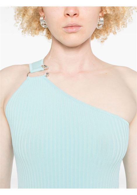 Abito midi monospalla in celeste David koma - donna DAVID KOMA | SS25DKKN70DBLSLVR